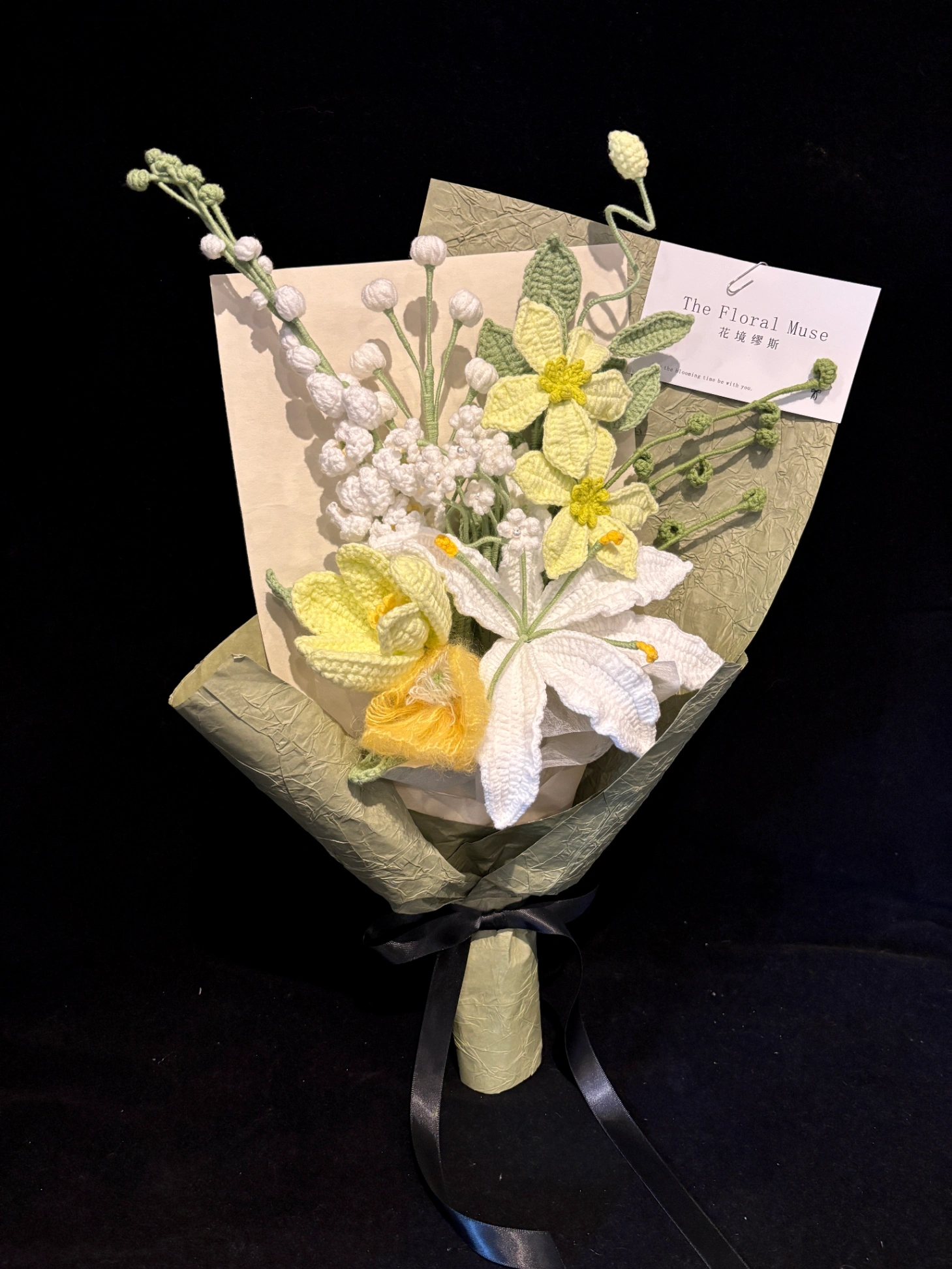 Crochet Dawn — crochet arrangement by The Floral Muse, Leeds