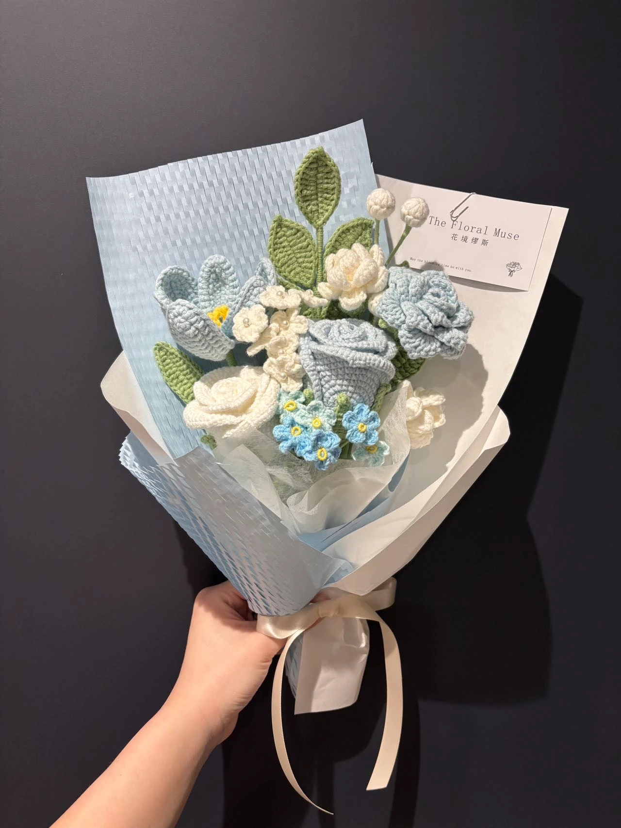 Frosted Moments — new job & promotion flowers by The Floral Muse, Leeds