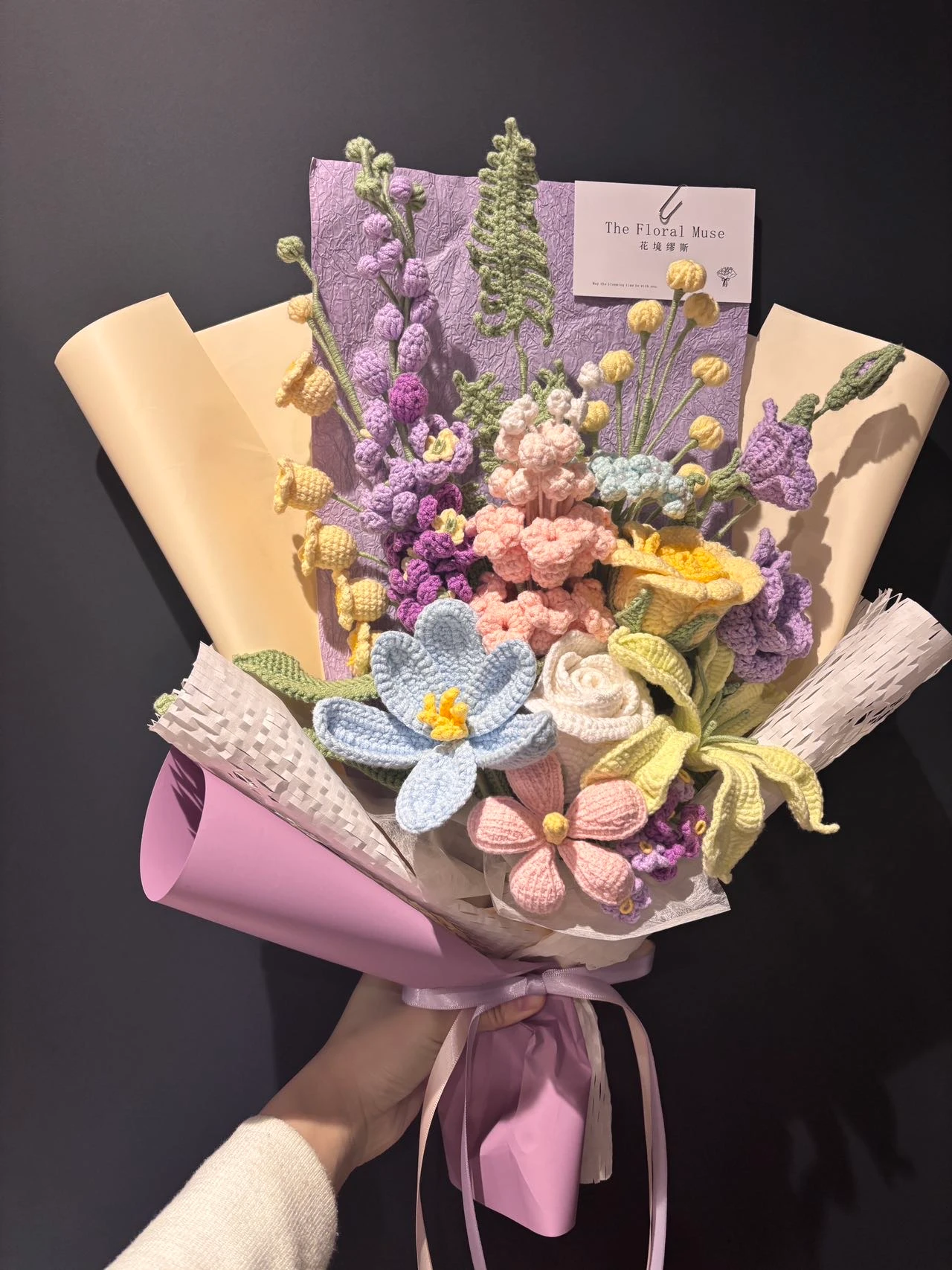 Fibre Garden Party — congratulations flowers by The Floral Muse, Leeds