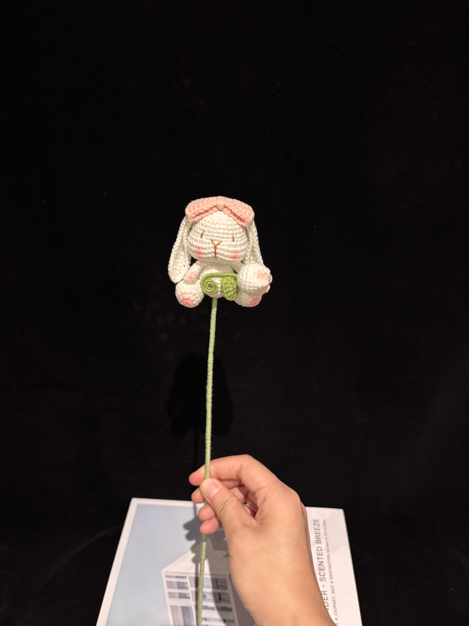 Crochet Bunny Flower Add-On