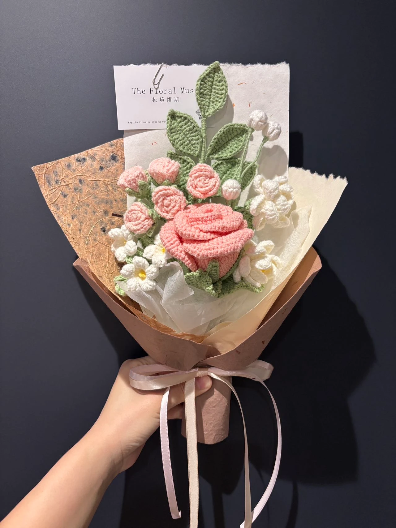 Fibre Blush — thank you flowers by The Floral Muse, Leeds