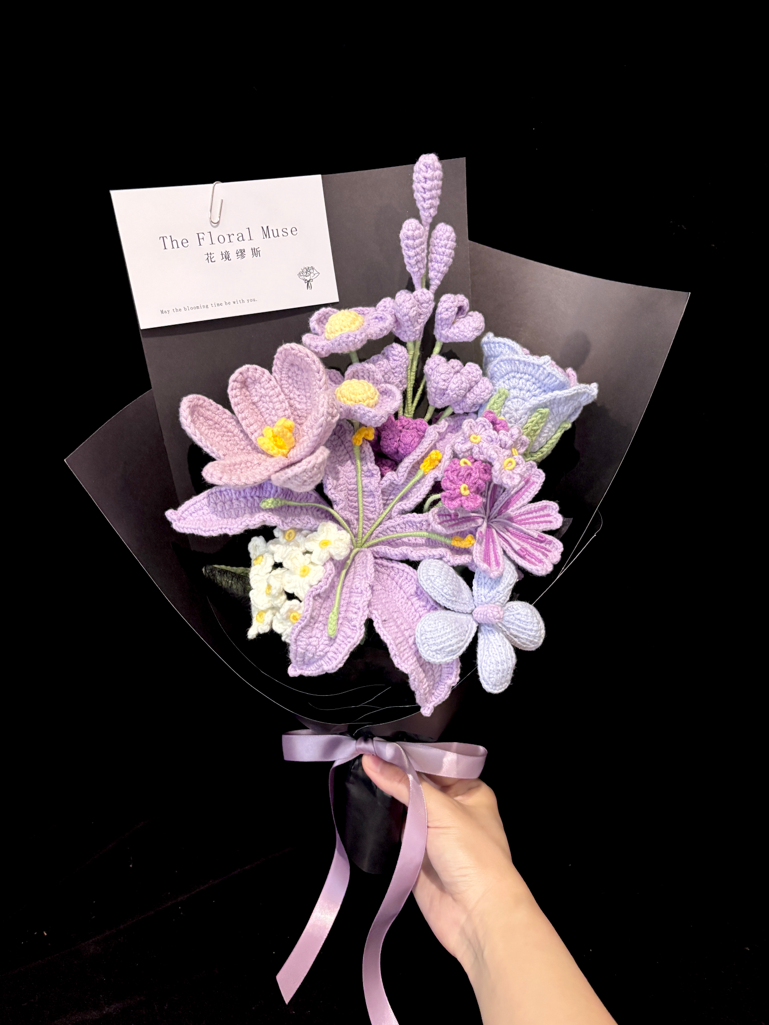 Twilight Stitch Bouquet — corporate gifting flowers by The Floral Muse, Leeds